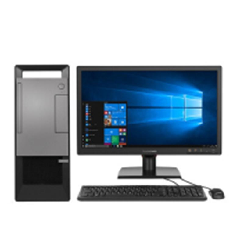 联想 lenovo 台式电脑 T4900v (黑色) (I3-8100 4G 1T 集显 无光驱 千兆网卡 WIN10)21.5英寸